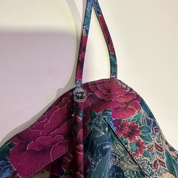 Vintage 90’s Splendida per La Senza silky slip romper. Gorgeous floral lingerie. - Picture 9 of 10